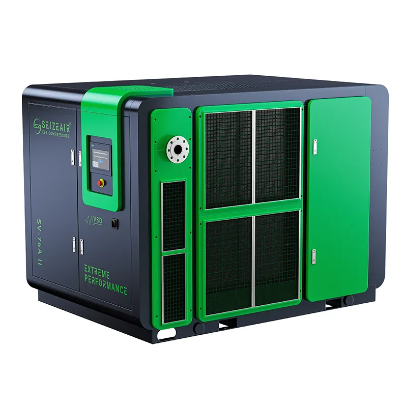Energiesparender zweistufiger PM VSD-Schraubenluftkompressor