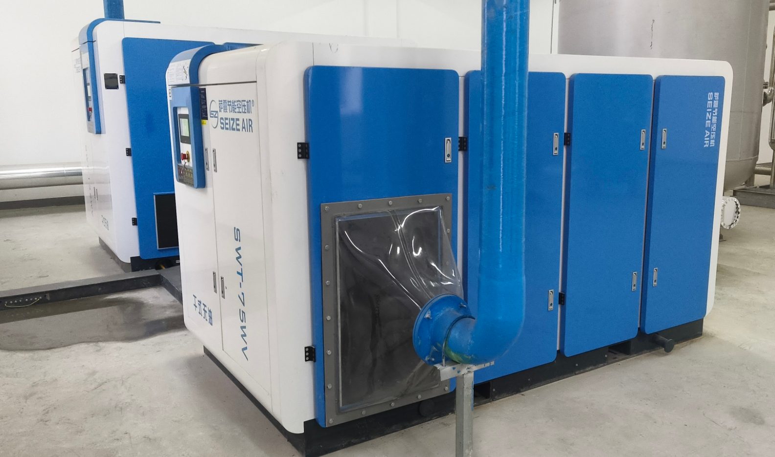 Ölfreier Luftkompressor in Lebensmittelqualität